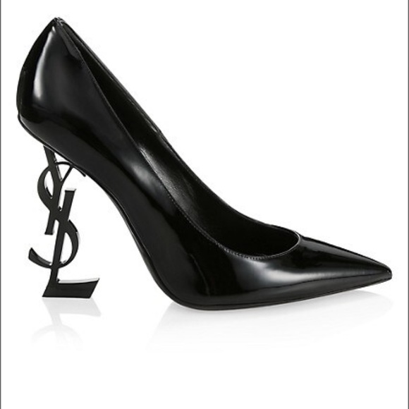 YSL Opyum Point-Toe Patent Leather Pumps NEVER WORN NEVER TRIED ON with box. - Picture 1 of 13